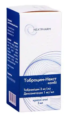 Тоброцим-Некст комбі краплі очні 5 мл 1 флакон