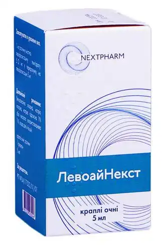 ЛевоайНекст краплі очні 5 мг/мл 5 мл 1 флакон