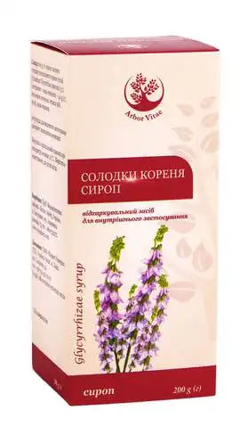 Солодки кореня Arbor Vitae сироп 200 мл 1 флакон