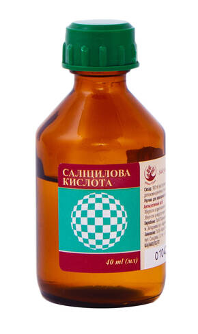 Саліцилова кислота Arbor Vitae розчин спиртовий 1 % 40 мл 1 флакон