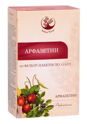 Арфазетину збір Arbor Vitae 1,5 г 20 фільтр-пакетів