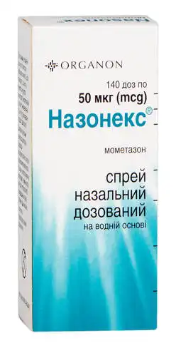 Назонекс спрей назальний 50 мкг/дозу 140 доз 1 флакон