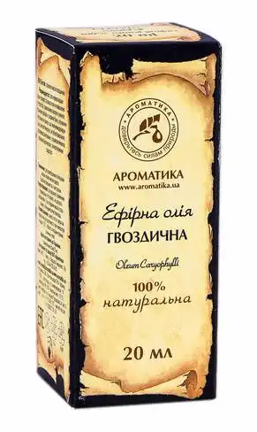 Ароматика Олія ефірна гвоздична 20 мл 1 флакон