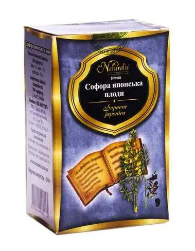 Naturalis Софора японська плоди фіточай 50 г 1 пачка