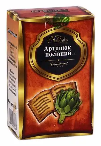 Naturalis Артишок посівний фіточай трава 50 г 1 пачка
