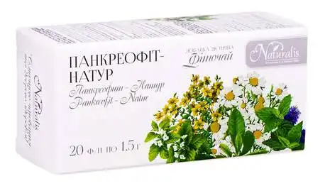 Naturalis Панкреофіт-Натур фіточай 1,5 г 20 фільтр-пакетів