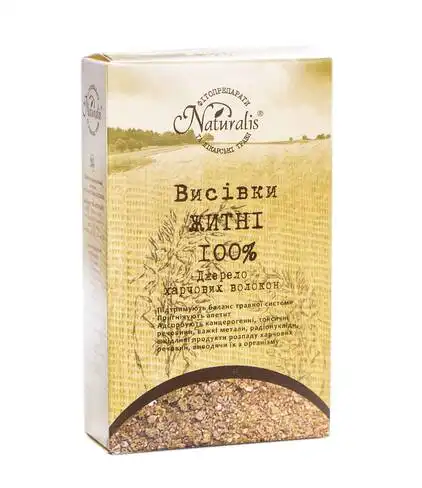 Naturalis Висівки житні 250 г 1 коробка
