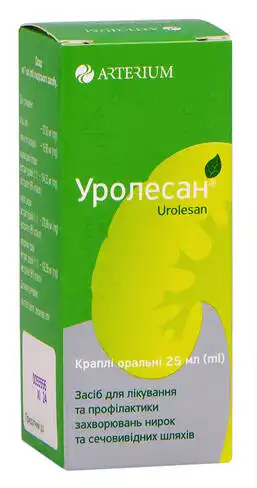 Уролесан краплі оральні 25 мл 1 флакон