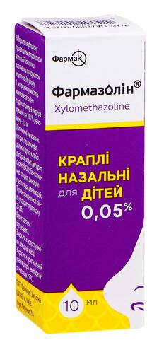 Фармазолін краплі назальні 0,05 % 10 мл 1 флакон