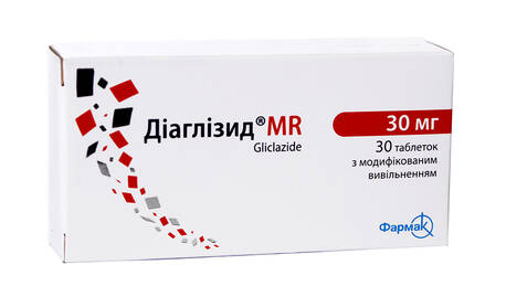 Діаглізид MR таблетки 30 мг 30 шт loading=