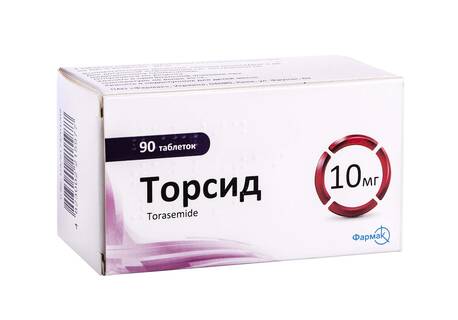 Торсид таблетки 10 мг 90 шт