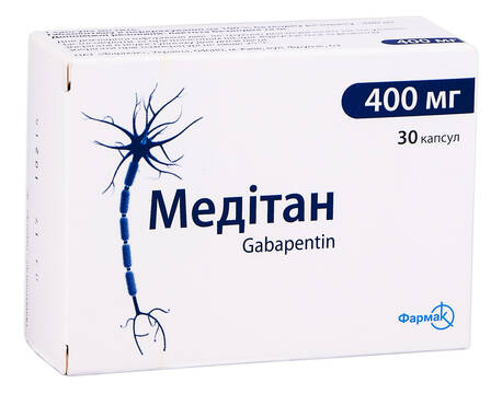 Медітан капсули 400 мг 30 шт
