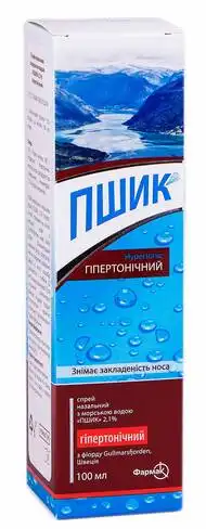 Пшик гіпертонічний спрей назальний 2,1 % 100 мл 1 флакон