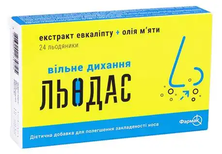 Льодас вільне дихання льодяники 24 шт
