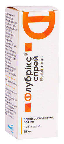 Флубрікс спрей оромукозний 8,75 мг/доза 15 мл 1 флакон