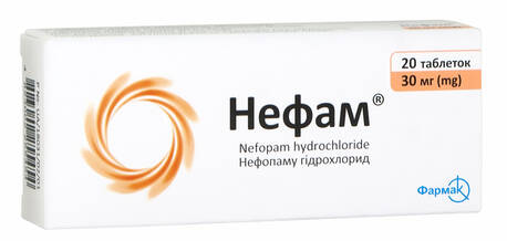 Нефам таблетки 30 мг 20 шт