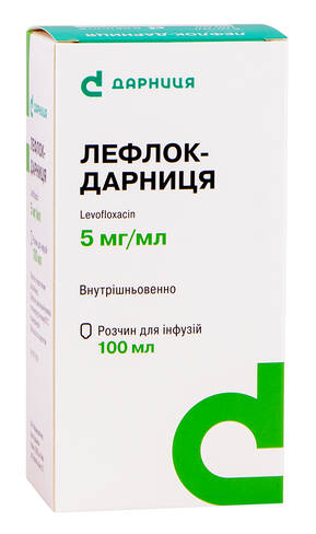 Лефлок Дарниця розчин для інфузій 5 мг/мл 100 мл 1 флакон