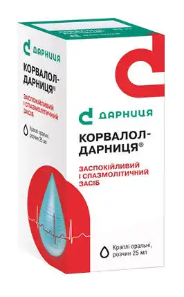 Корвалол Дарниця краплі оральні 25 мл 1 флакон