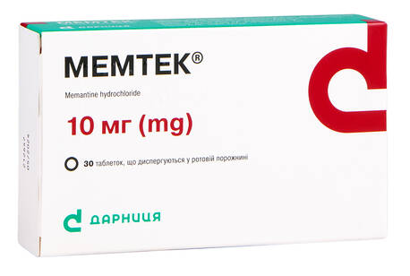 Мемтек таблетки дисперговані 10 мг 30 шт