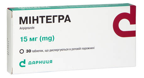 Мінтегра таблетки дисперговані 15 мг 30 шт