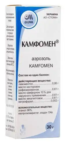 Камфомен Стома аерозоль 30 г 1 балон