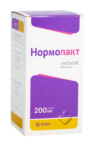 Нормолакт сироп 670 мг/мл 200 мл 1 флакон