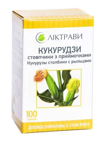 Кукурудзи стовпчики з приймочками Ліктрави 100 г 1 пачка