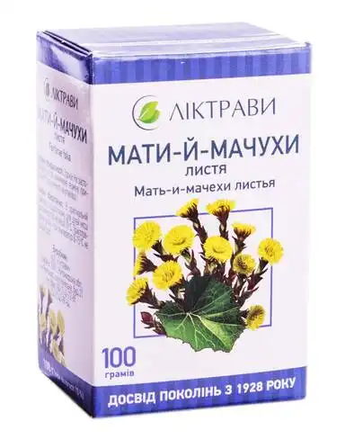 Мати-й-мачухи листя Ліктрави 100 г 1 коробка