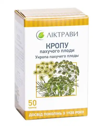 Кропу пахучого плоди Ліктрави 50 г 1 пачка