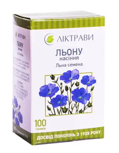 Льону насіння Ліктрави 100 г 1 пакет