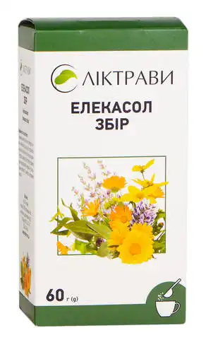 Елекасол Ліктрави збір 60 г 1 коробка