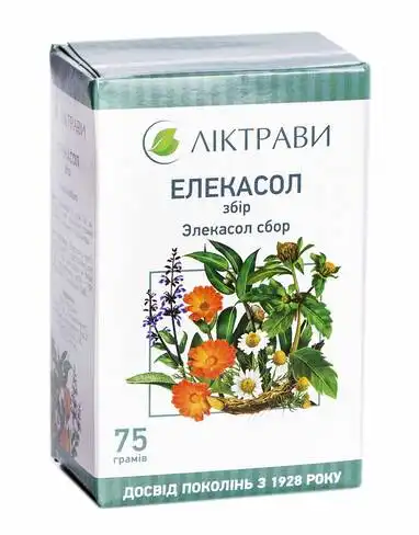 Елекасол Ліктрави збір 75 г 1 пачка