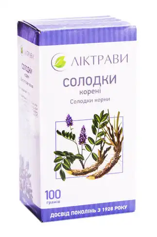 Солодки корені Ліктрави 100 г 1 пачка