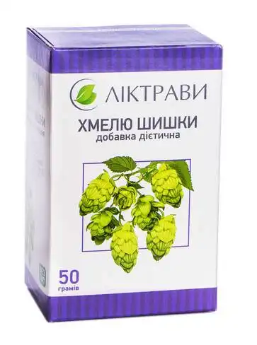 Ліктрави Хмелю шишки 50 г 1 пачка