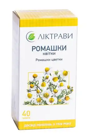 Ромашки квітки Ліктрави 40 г 1 пачка