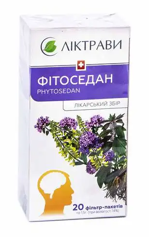 Фітоседан збір 1,5 г 20 фільтр-пакетів