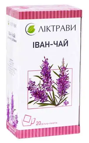 Ліктрави Іван-чай трава 1,5 г 20 фільтр-пакетів