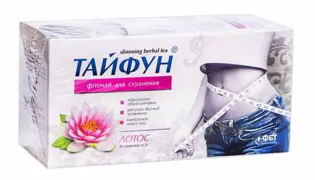 Тайфун Фіточай для схуднення Лотос 2 г 30 фільтр-пакетів