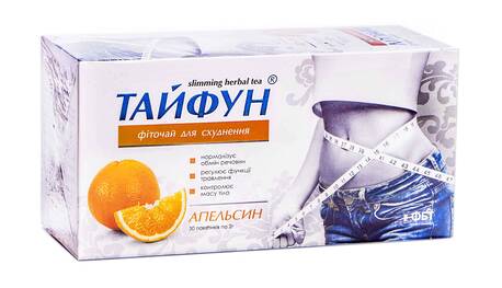 Тайфун Фіточай для схуднення Апельсин 2 г 30 фільтр-пакети