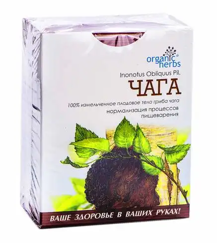 Organic Herbs Чага фіточай 50 г 1 пачка