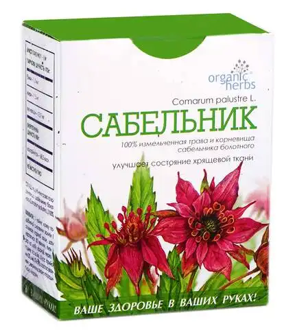 Organic Herbs Сабельник фіточай 50 г 1 пачка