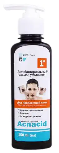 Acnacid Гель антибактеріальний для вмивання 150 мл 1 флакон