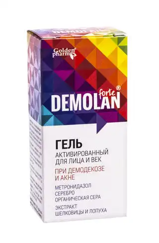 Демолан Форте гель для обличчя та повік 30 мл 1 туба