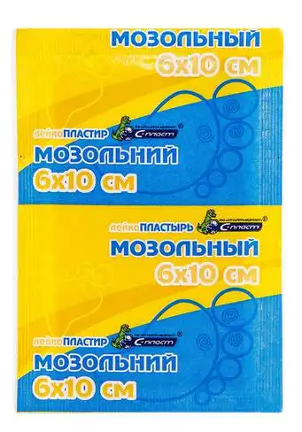 С-Пласт Лейкопластир мозольний 6х10 см 1 шт