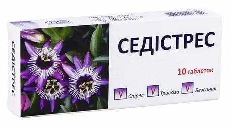 Седістрес таблетки 10 шт