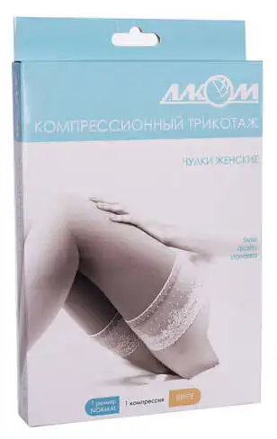 Алком 6041 Панчохи жіночі компресія 1 розмір 1 бежевий 1 пара