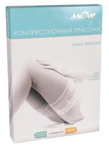 Алком 6043 Панчохи жіночі компресія 3 розмір 3 бежевий 1 пара