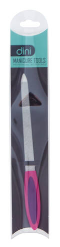 Dini d-172 Манікюрна пилочка для нігтів з прогумованою ручкою 17 см 1 шт