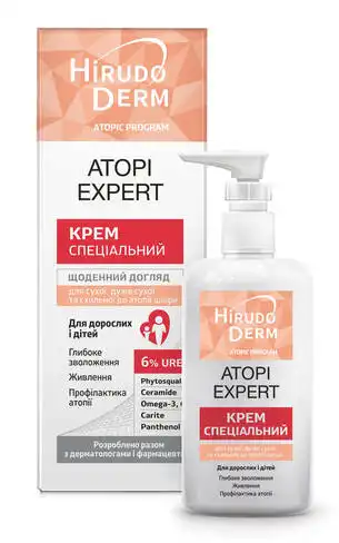 Hirudo Derm Atopic Program Expert Крем для дуже сухої та схильної до атопії шкіри 220 мл 1 флакон