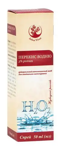 Arbor Vitae Перекис водню спрей 3 % 50 мл 1 флакон